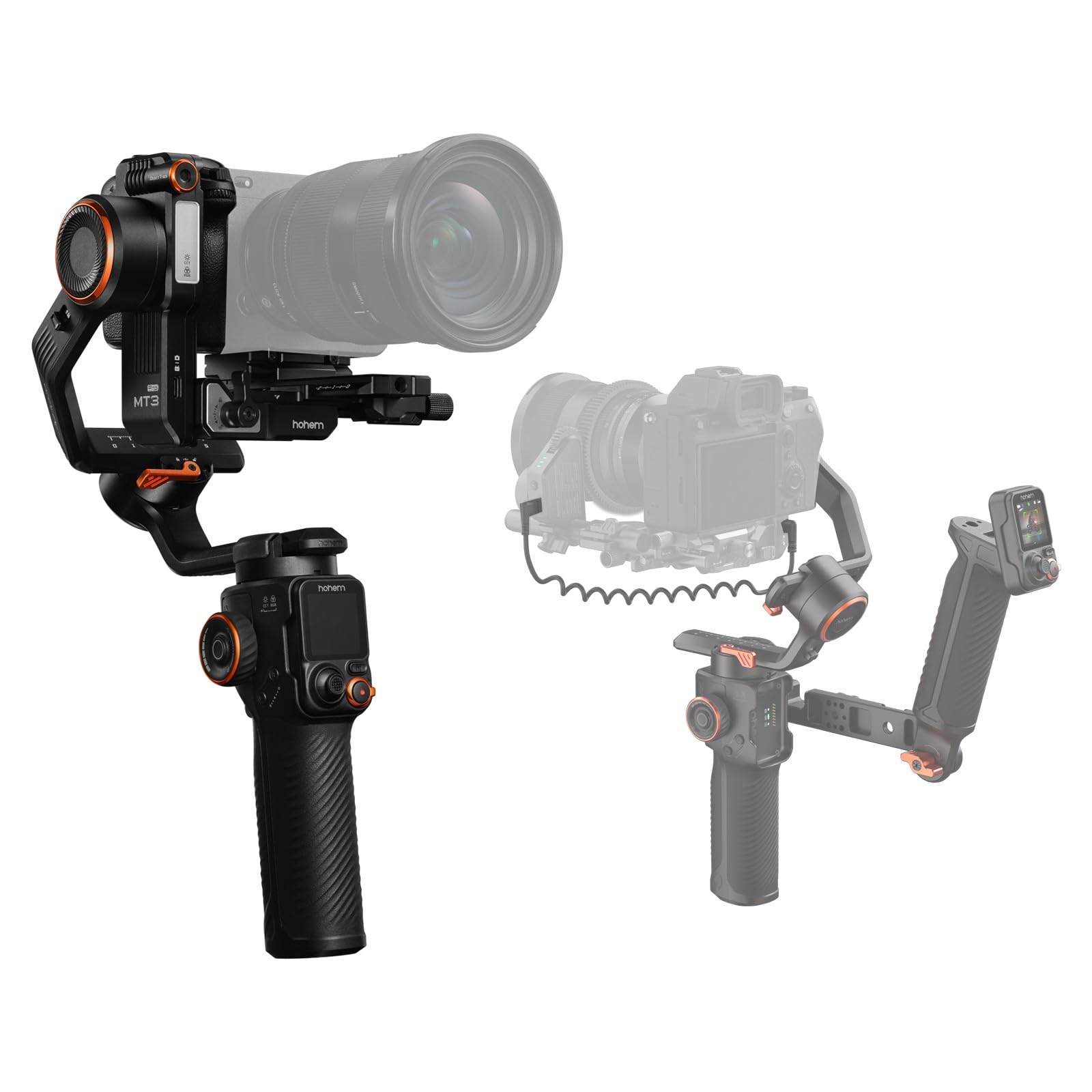 Amazon.com : hohem iSteady MT3 Pro Gimbal Stabilizer for Camera, 3