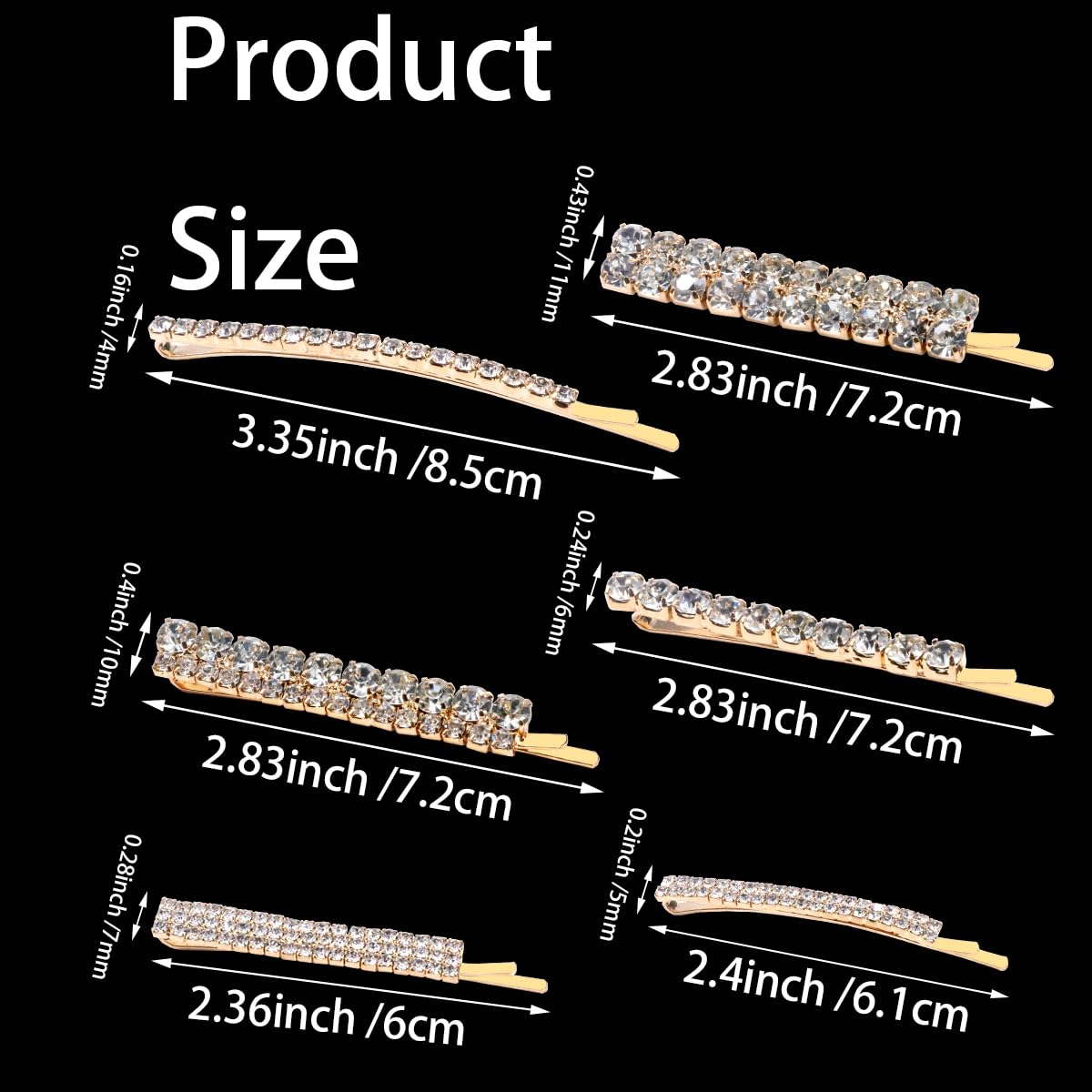 12 PIECES HAIR CLIPS WITH STONES ON THEM... Amazon.com : Parcce 12 Pieces Acrylic Resin Marble Hair  main image 2