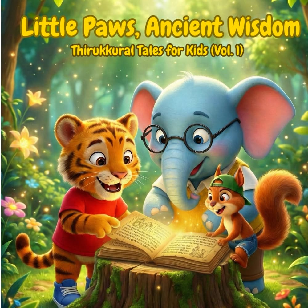 Little Paws, Ancient Wisdom: Thirukkural Tales for Kids (Vol 1)