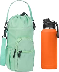 Sac De Transport Isotherme En Néoprène Pour Bouteille D'Eau 750 Ml 1000 Ml Avec Bandoulière
