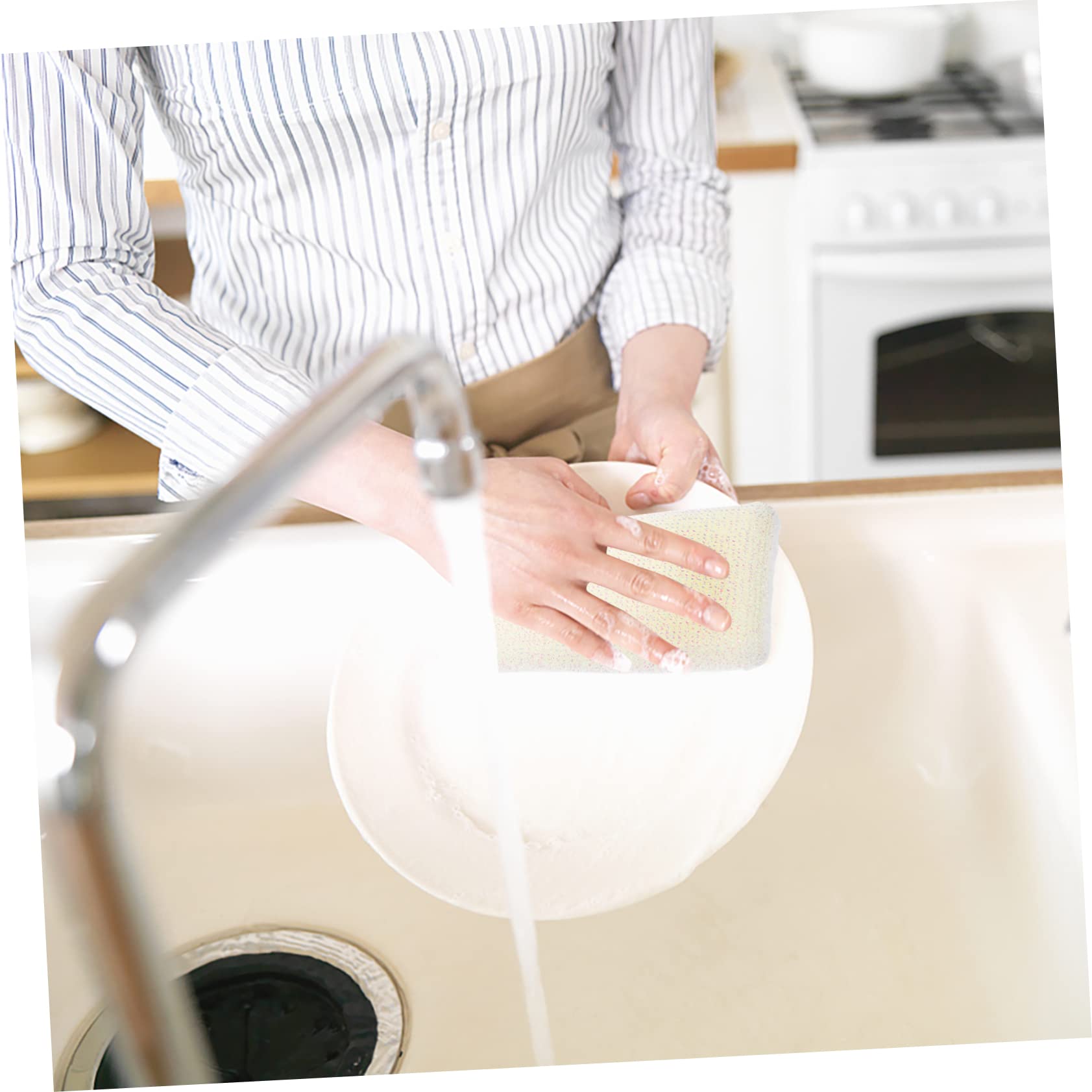 Amosfun 30piezas Esponjas De Limpieza para Platos De Esponjas Reutilizables para Cocina Fregado Sin Rayar para Utensilios y Sartenes