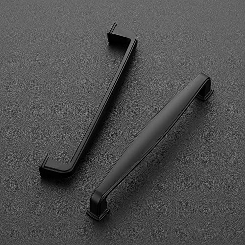 Image of Ravinte 30 Pack Solid 5 Inch Cabinet Handles Matte Black Pulls for Kitchen Drawers and Cabinets - Hardware for Cupboards
