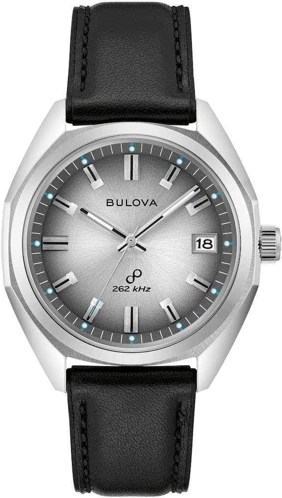 Bulova Herren Analog Classic Uhr mit Lederarmband – Modell 96B414