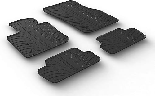 Gledring Alfombrillas de goma de ajuste personalizado de Estados Unidos para todo tipo de clima, diseñadas para Mini Cooper Hatch F56 (3 puertas)
