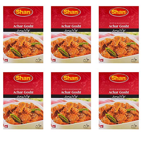Shan Achar Gosht Masala, 1.76 oz ℮ 50 g, 6 Pack (B08BFT6WDB) Amazon Price History, Amazon Price Tracker