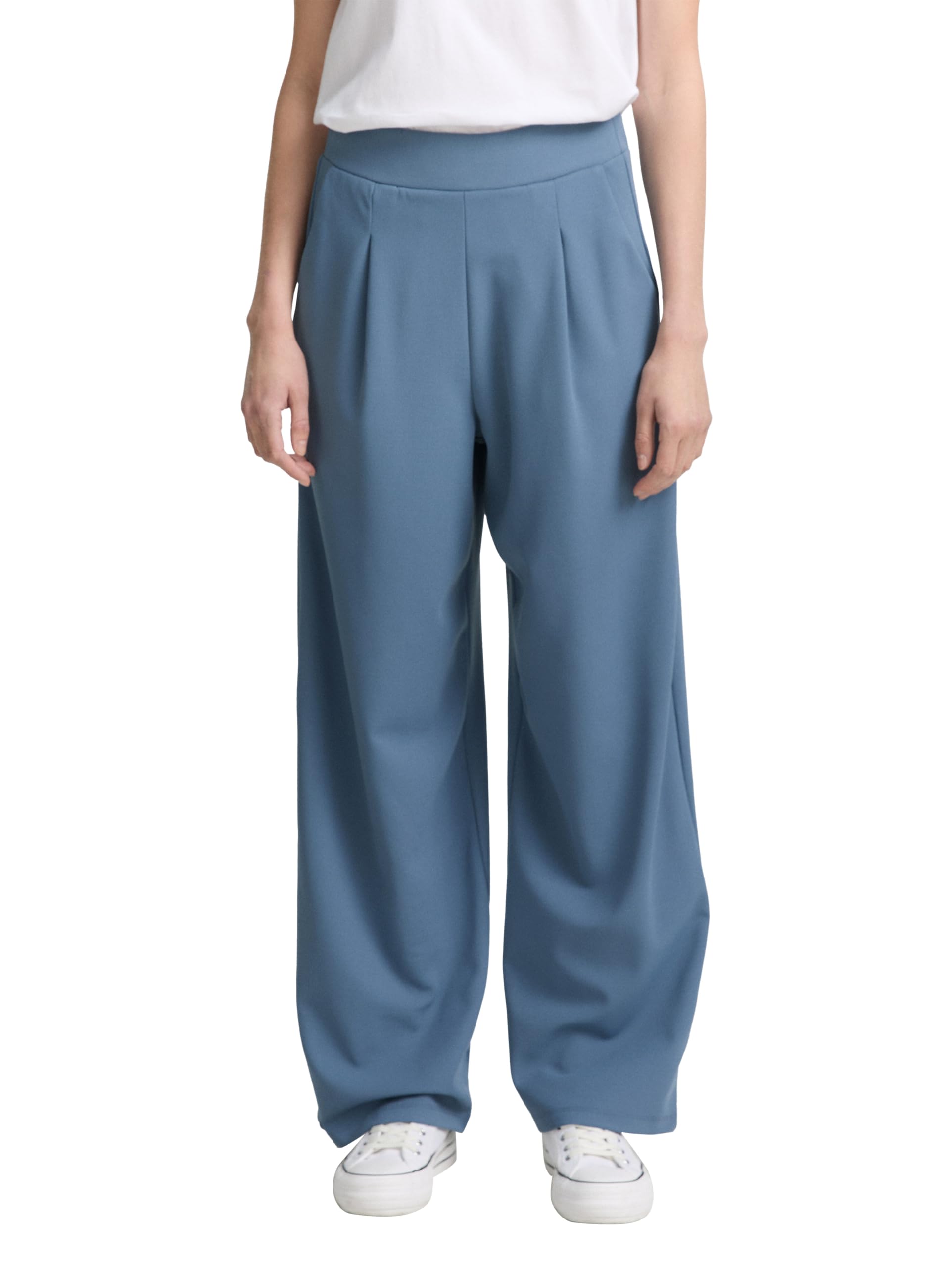 Tom Tailor Denim Damen Wide Leg Hose 1047944