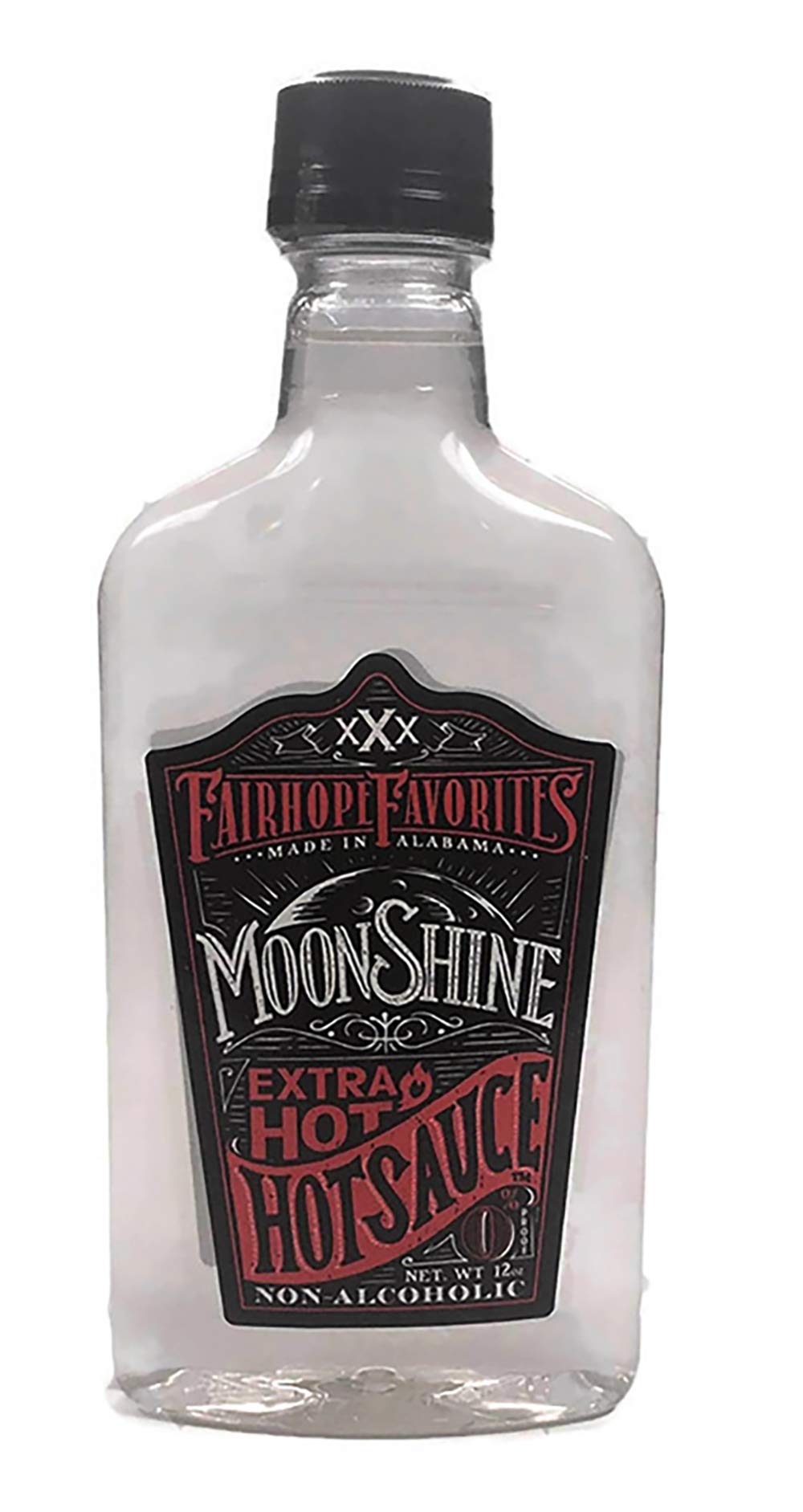 Fairhope Favorites Moonshine Hot Sauce (Extra Hot, 12 oz Plastic)