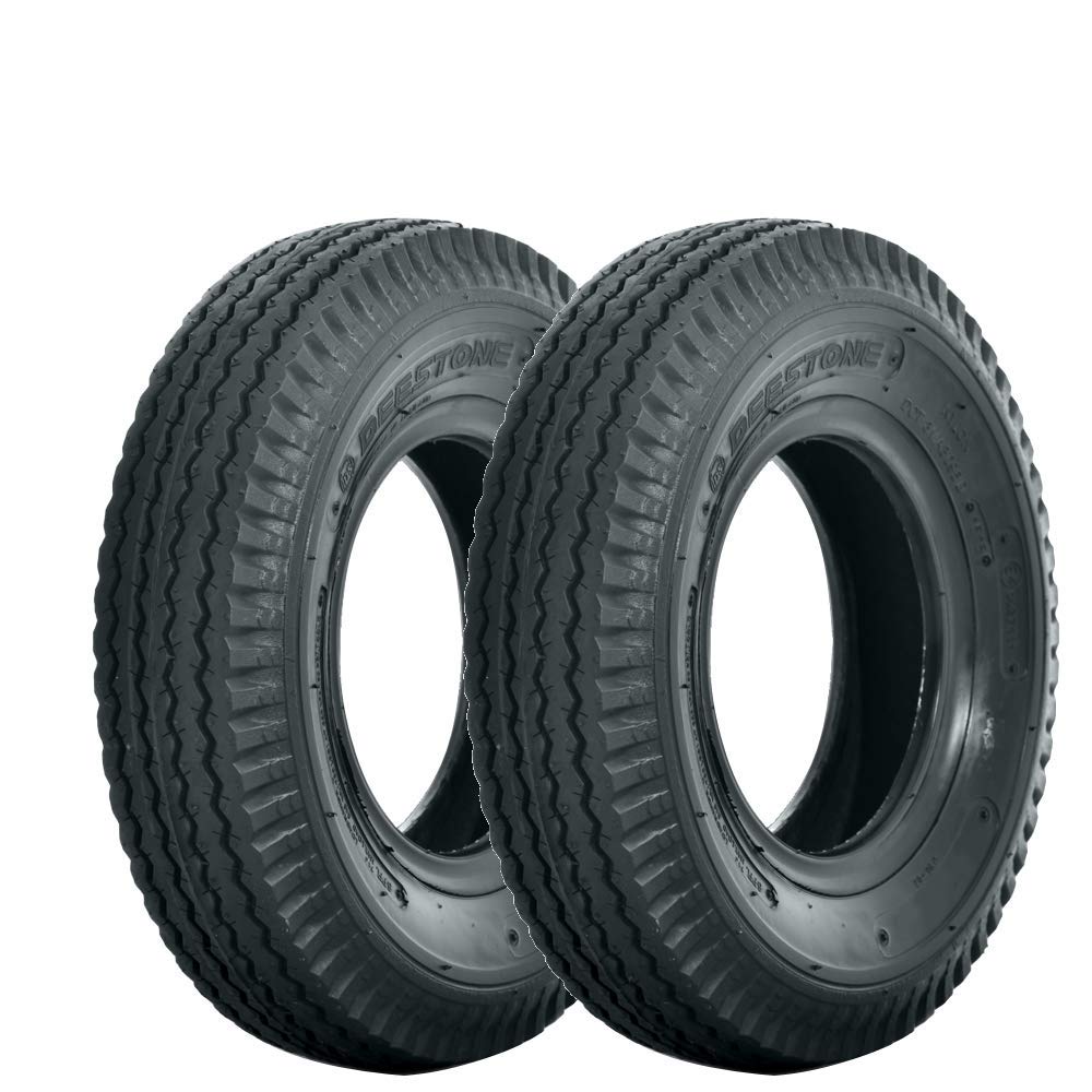 Deestone EGC08RYD 2 Neumáticos Reforzados 4.80-8 6PR Gomas 71J para Rueda de Remolque de Barco