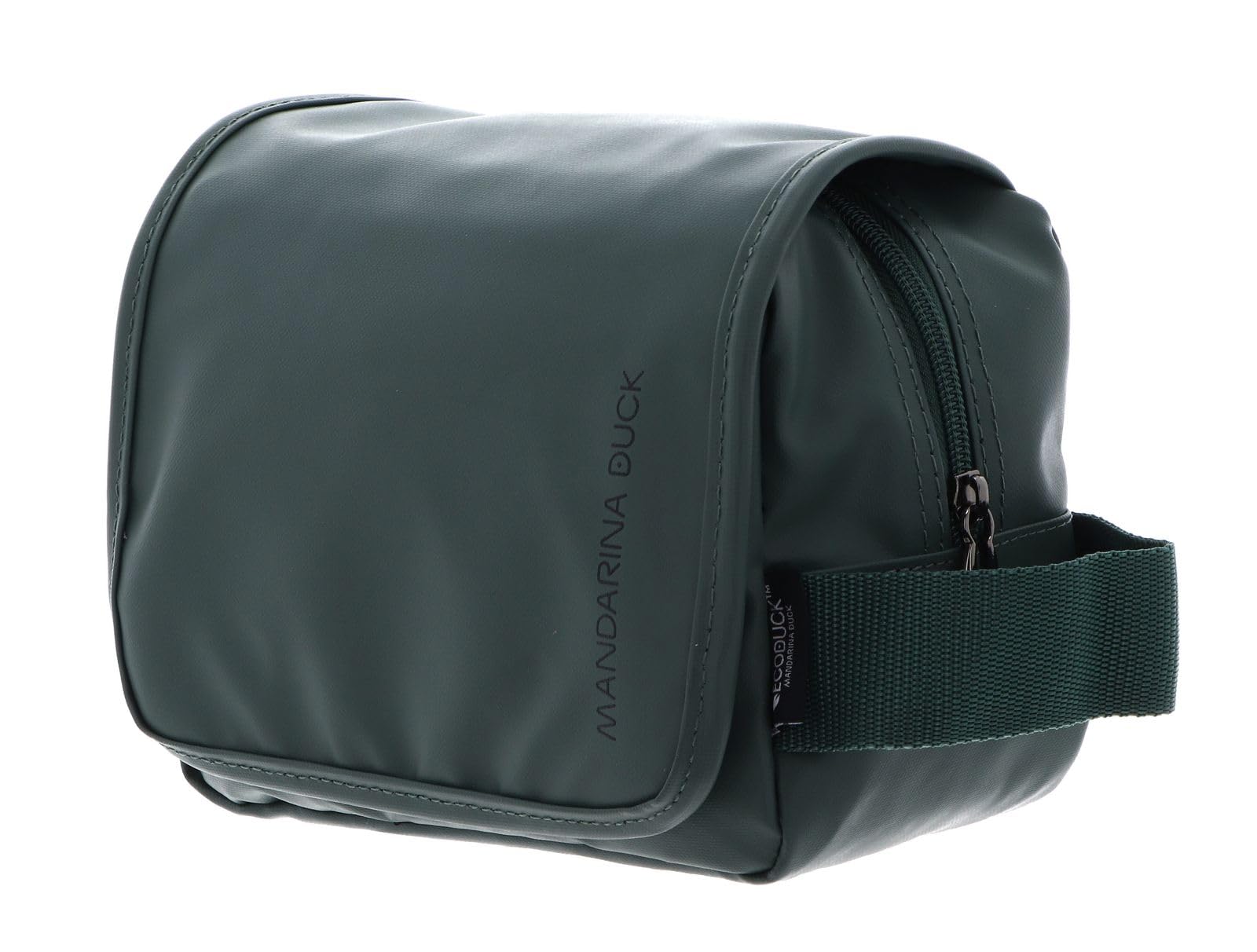 MANDARINA DUCK borsa da toilette Eco Coated Necessaire Deep Green verde scuro
