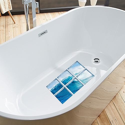 Miniatura 10 de ChezMax The Underwater World - Calcomanías de seguridad antideslizantes para bañera, tatuajes para bañera, calcomanías antideslizantes para bañera,
