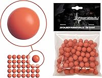 Vista 19 de Wearable4U . Pelotas de goma reutilizables para pistolas de paintball, 43 o 0.50 o 0.68 Cal