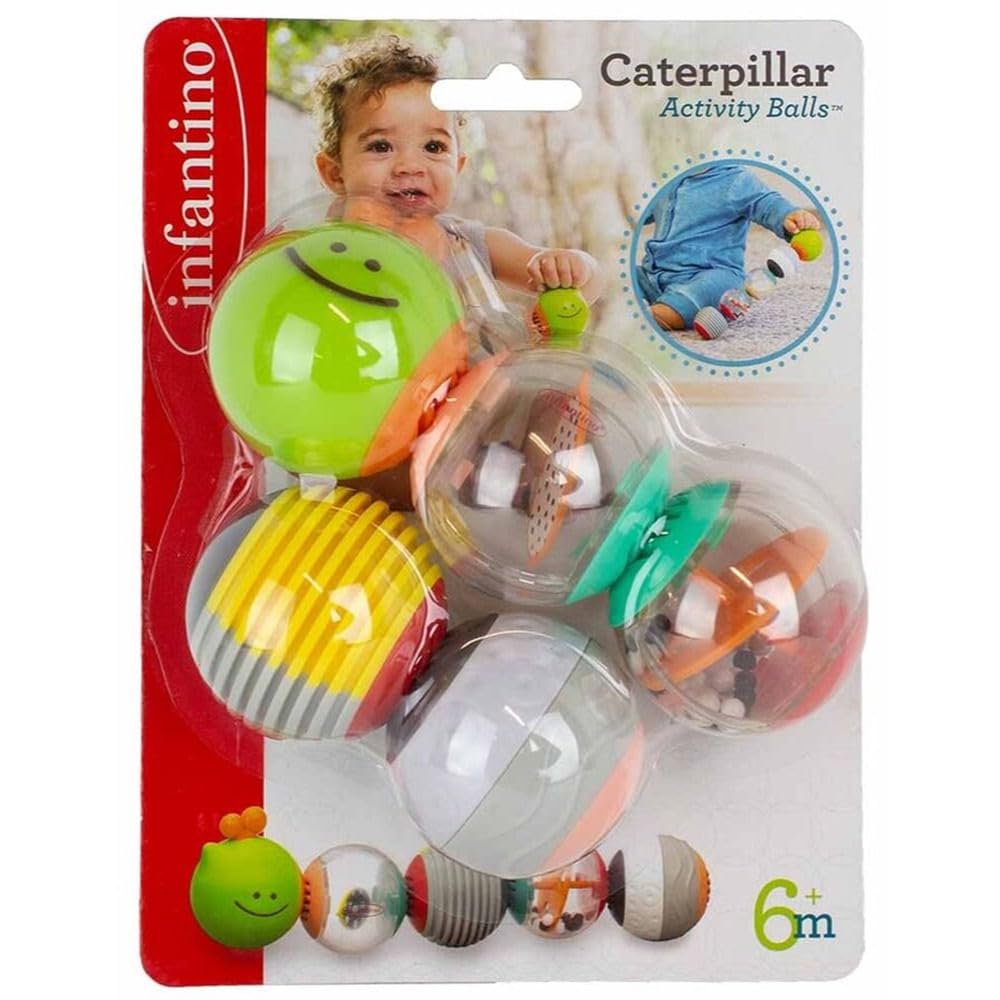 Caterpillar Activity Balls |Baby Activity , Learning & Developing Toys|