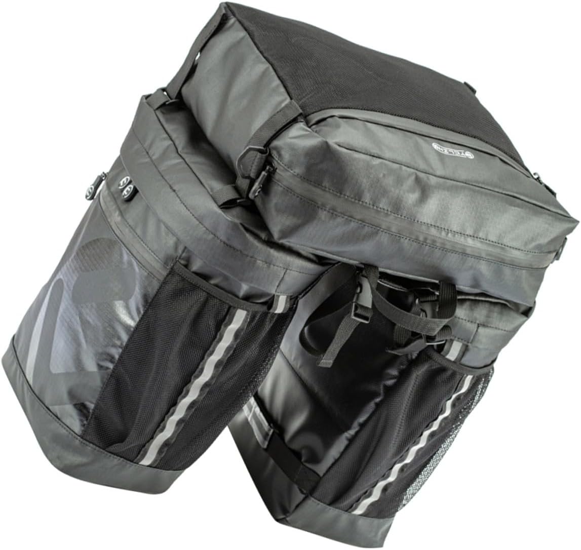 Cabilock Waterproof Bike Travel Bag 50l Rear Saddle Pannier for Mountain Bike Cycling Rack with Large Capacity for Outdoor Touring and Long-distance Riding