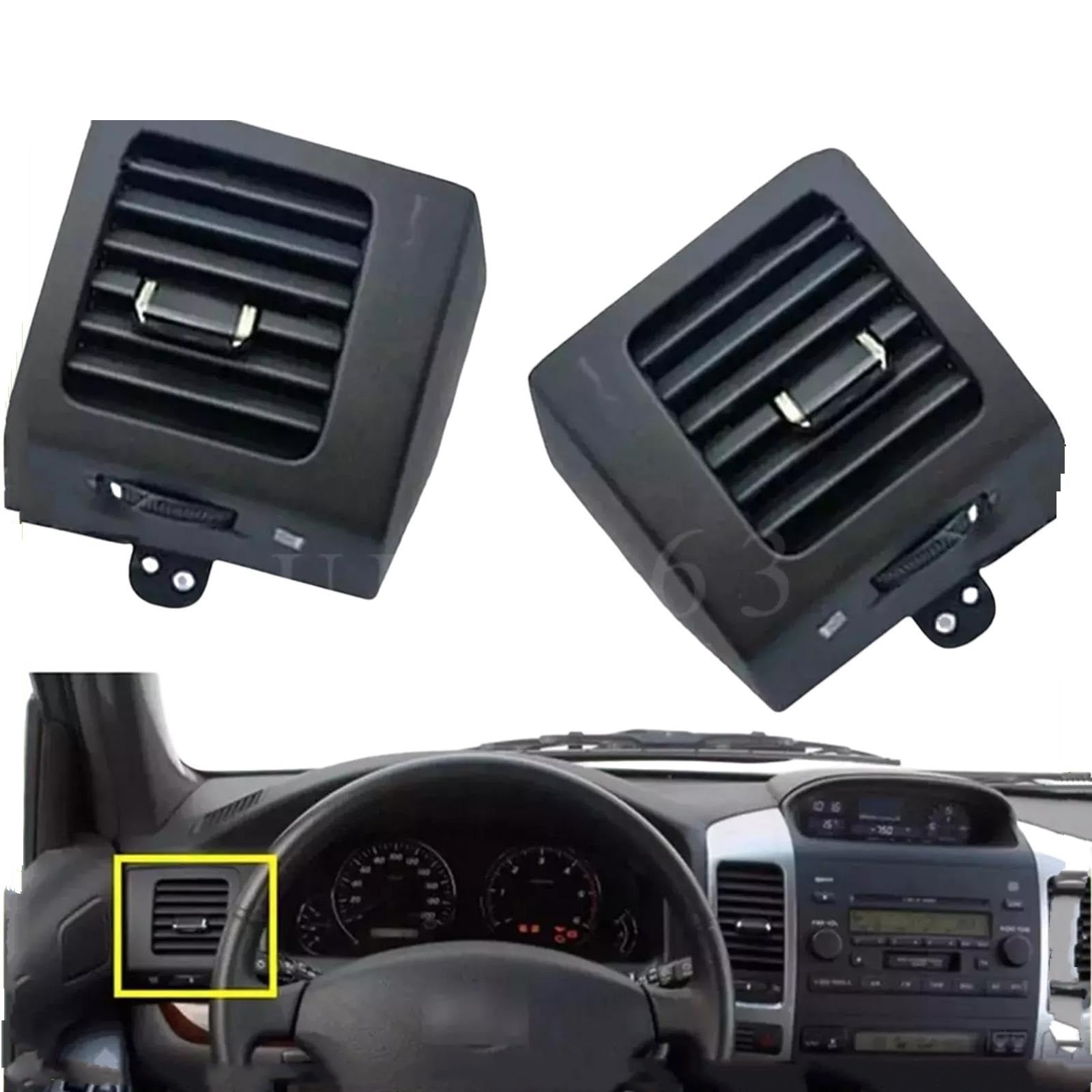 pasywny podgrzewacz Wylot Powietrza Do Samochodu A/C Do Toyota Land-Cruiser Do Prado 120 GX470 2003-2009 Układ Chłodzenia Akcesoria Samochodowe Części