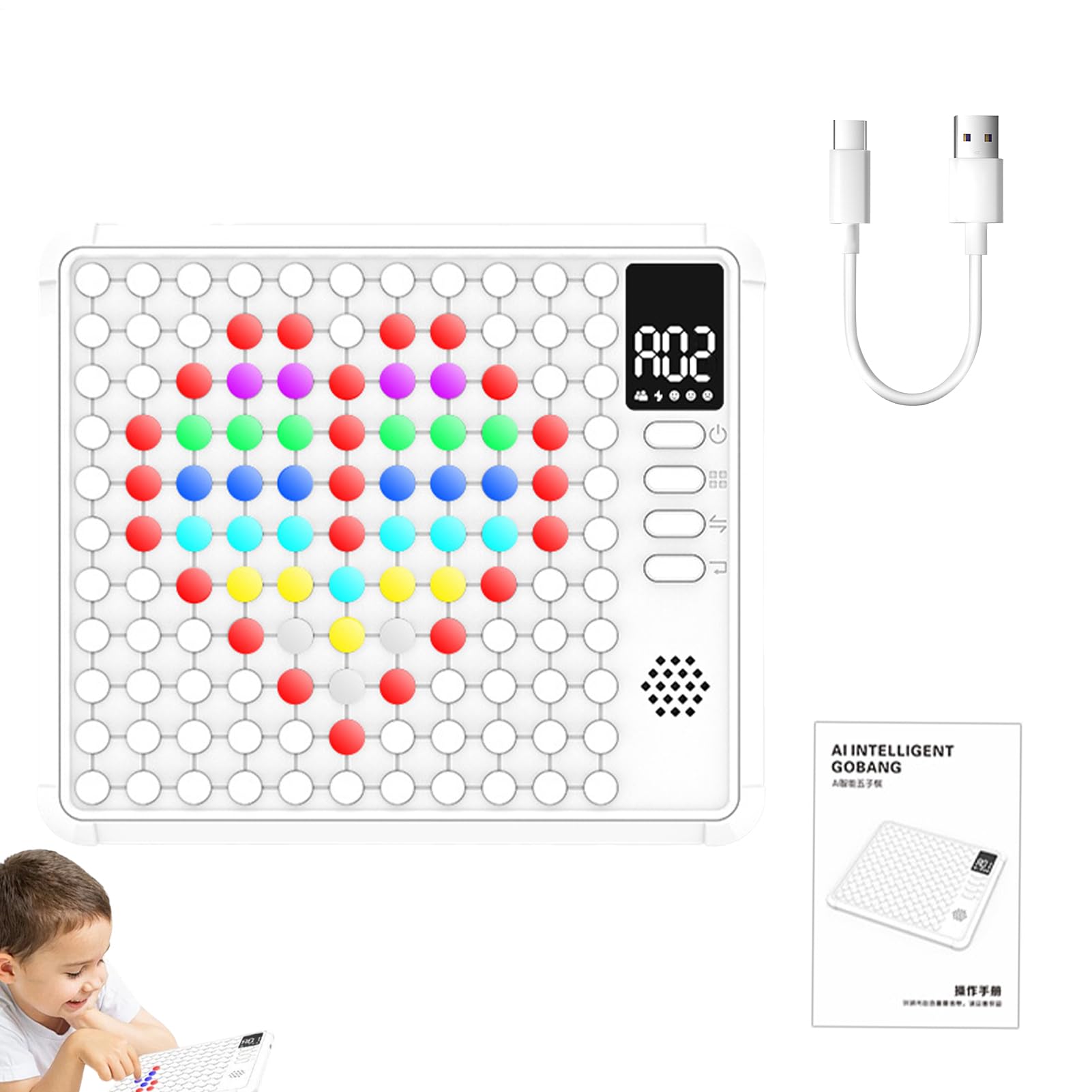 Electronic Chess Board Intelligent Interactive Portable