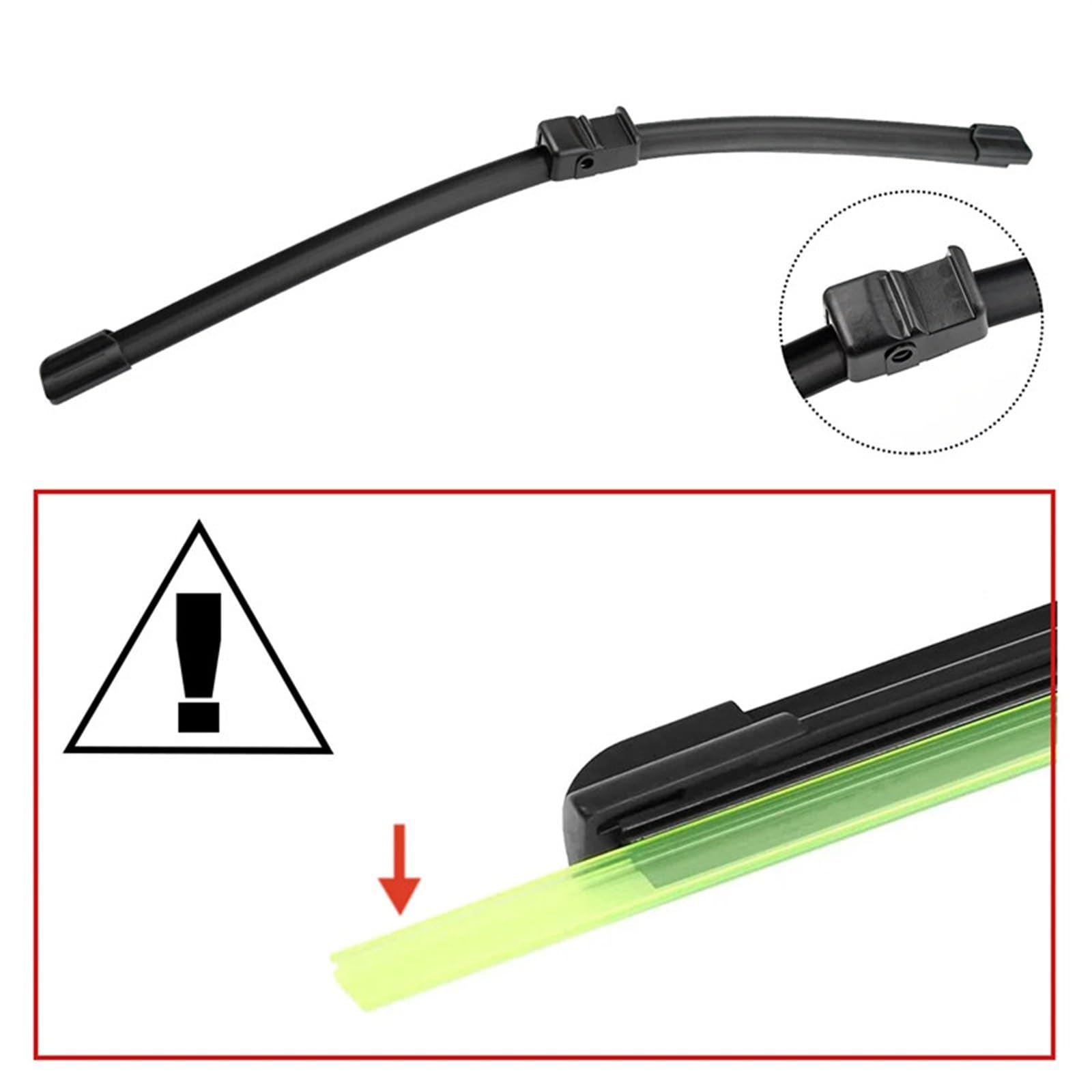 Limpiaparabrisas Coche Compatible Con Ford Para C-Max 2003 2004 2005 2006 2007 2008 2009 2010 Escobillas Limpiaparabrisas Delanteras Parabrisas Ventana 26 "+19" Piezas De Automóvil