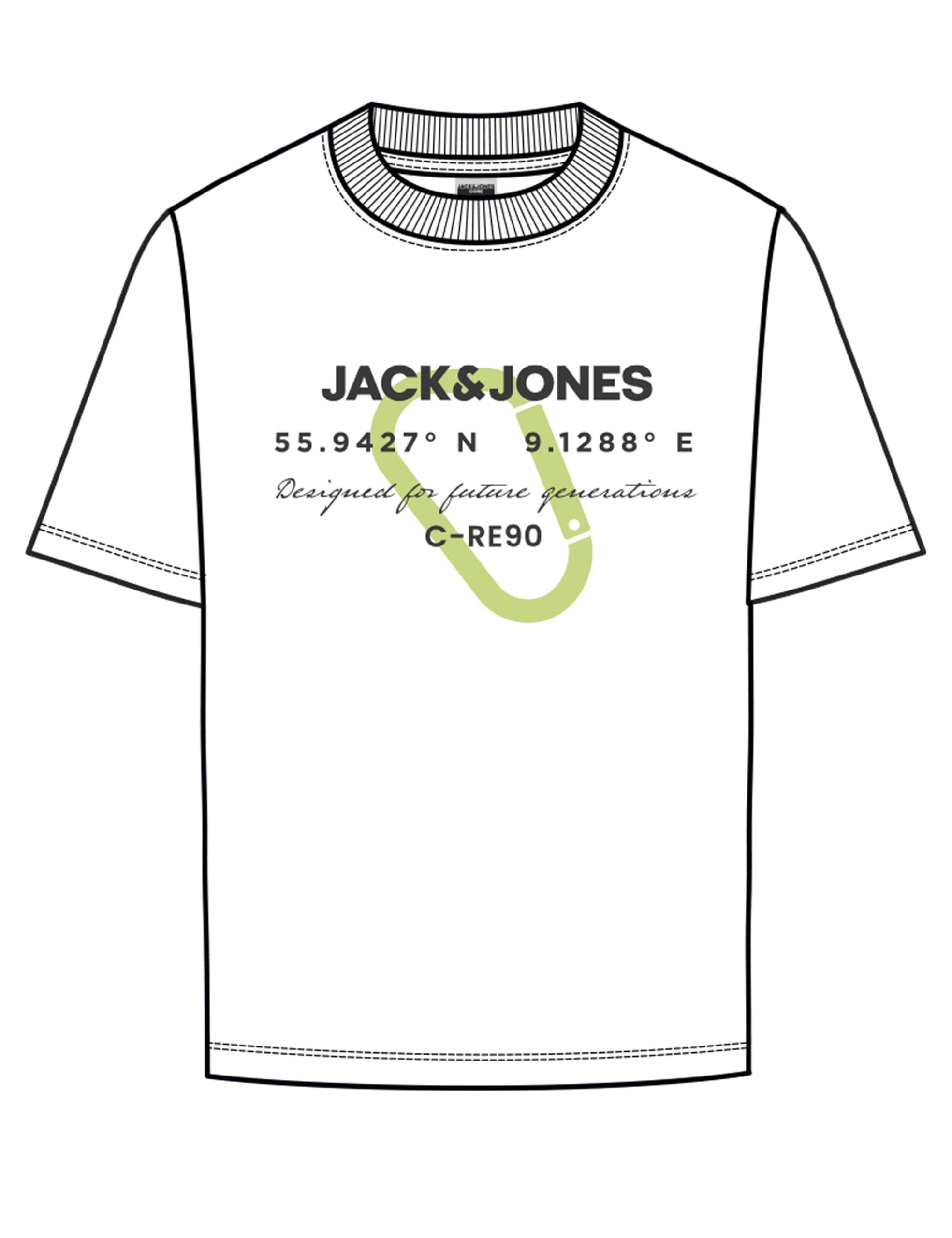 JACK & JONES JCOTEXT Cotton Tee SS Crew Neck FST