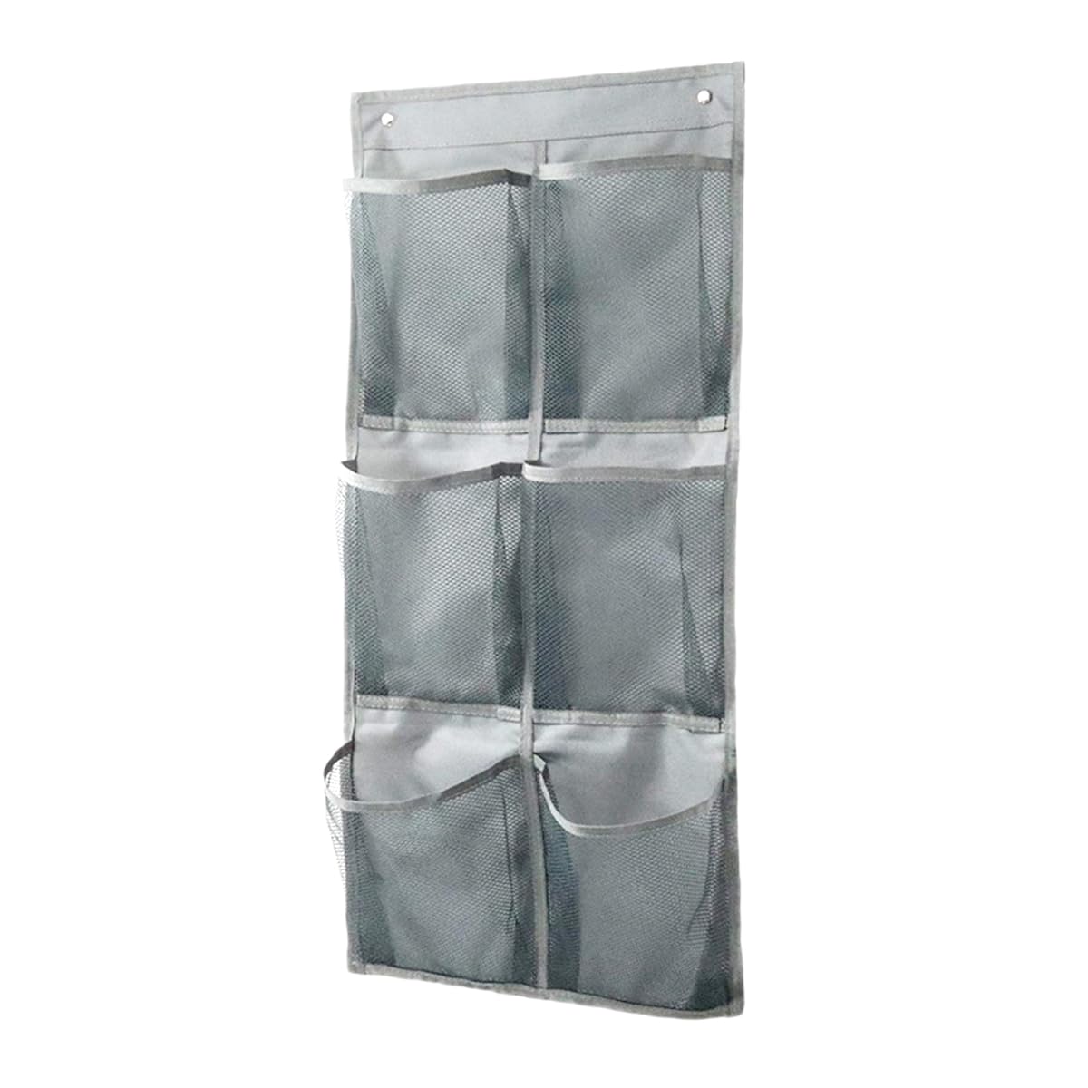 Organizer per scarpe da campeggio, per camper, senza forature, organizer da appendere per armadi, porte, camper, 6 grandi tasche a rete, non tessuto