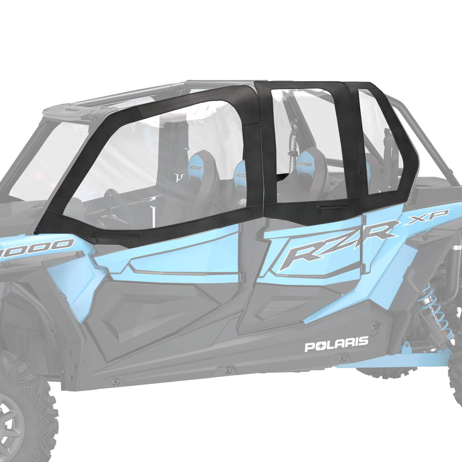 Amazon.com: Polaris 2884332 Black 4-Seat Canvas Half Upper Doors