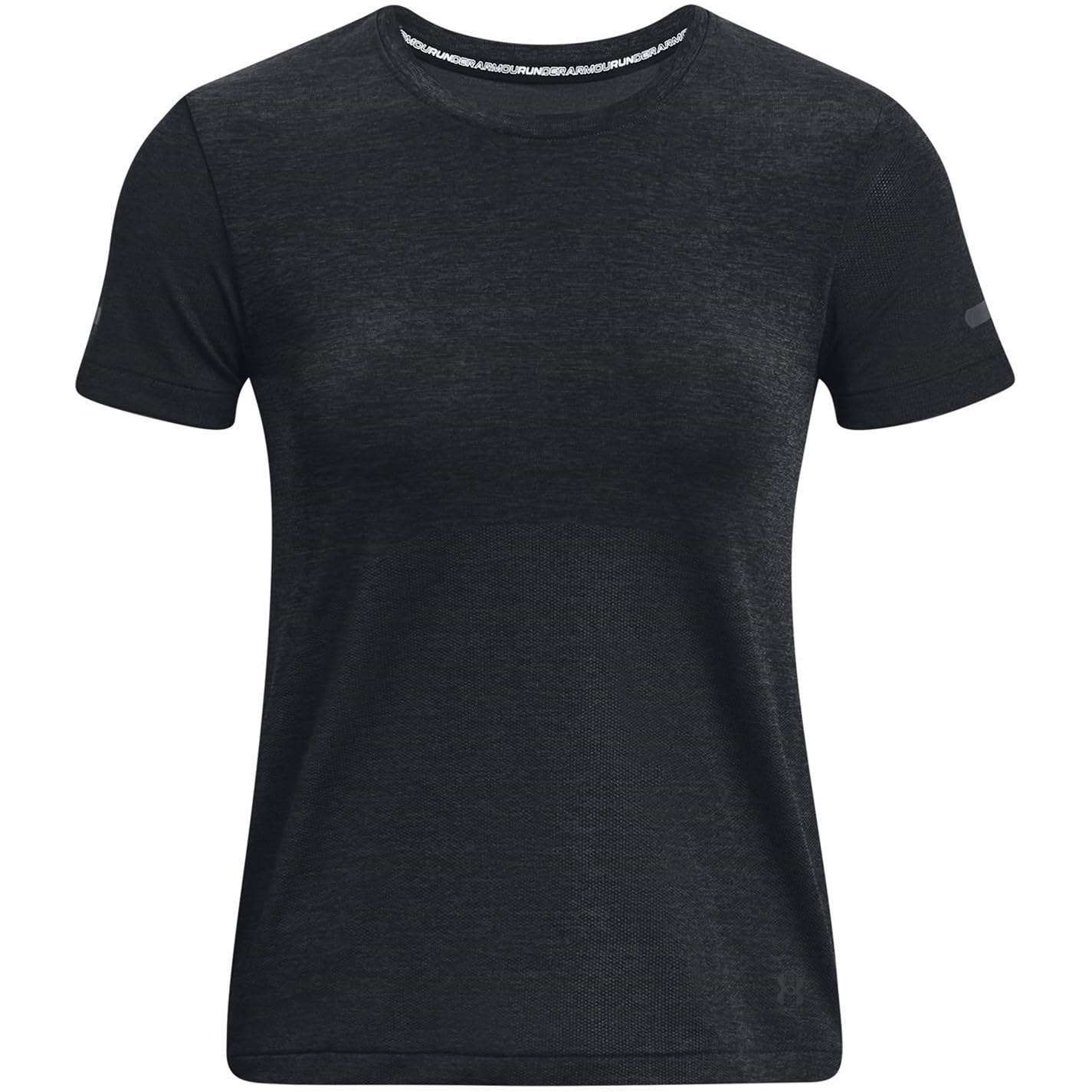 Haut running femme UA Seamless Stride S noir pour courir léger - 7
