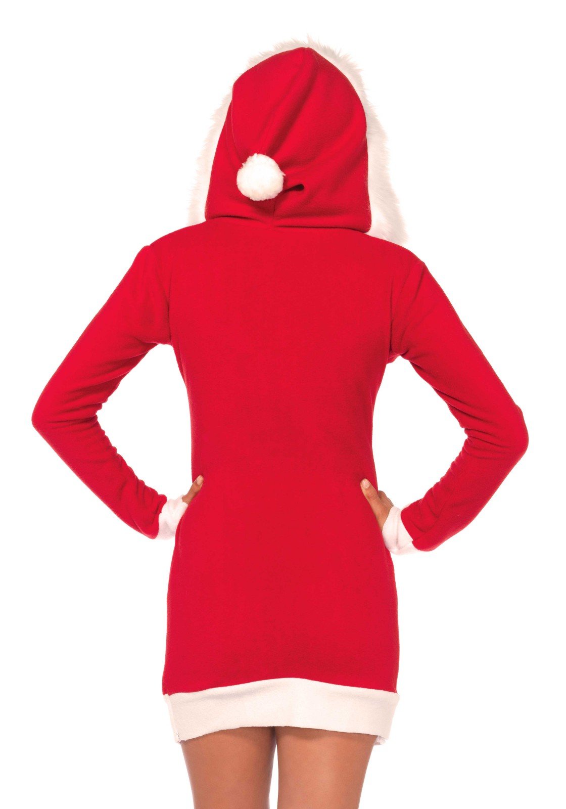 Leg Avenue "Cozy Santa" polarowa sukienka z kapturem