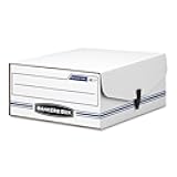 Bankers Box 48110 Storage File Box, Snap Close, 9-1/8-Inch x11-3/8-Inch x4-3/8-Inch, WE/BE