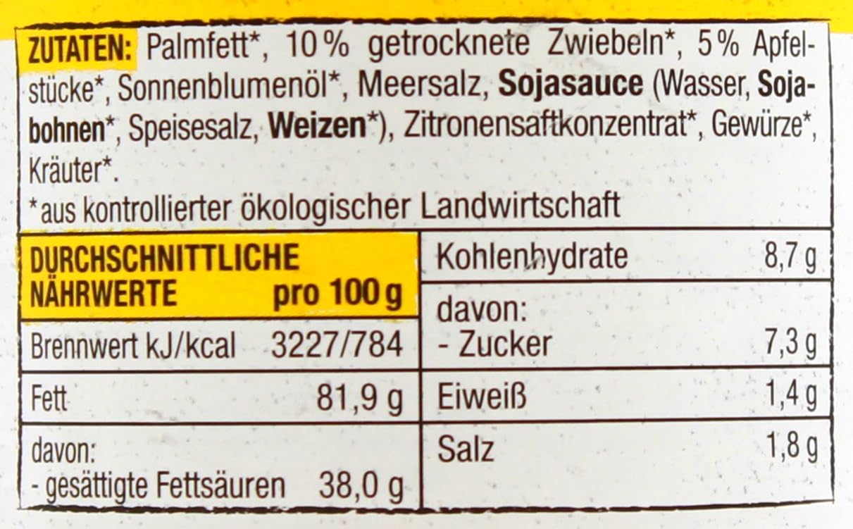 Edeka Bio My Veggie Zwiebelschmelz pflanzlicher Brotaufstrich, 5er Pack (5 x 150g)