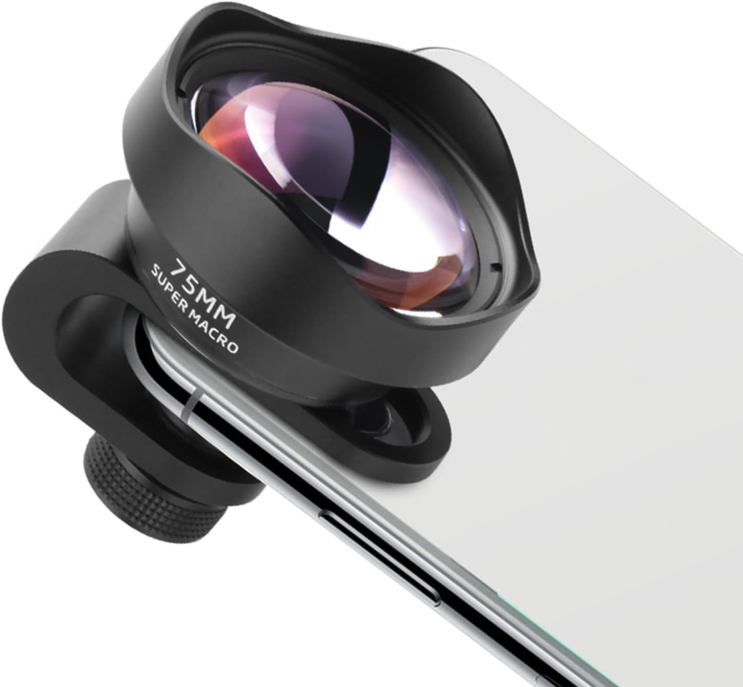 Phone External Lens 75mm Telephoto Macro Lens 10X Maginification for Insects