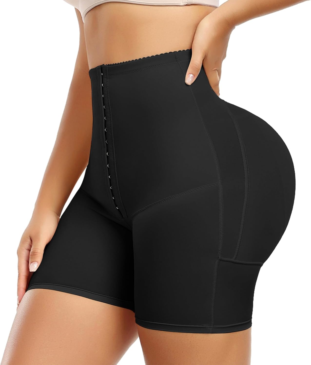 POP CLOSETS Women Butt Lifter Padded Lace Shapewear Thicker Butt Enhancer Control Panties Seamless Fake Buttock Underwear