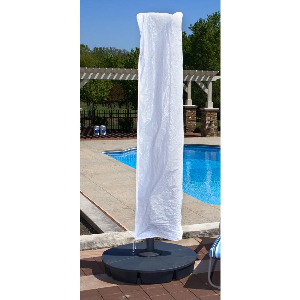 black canvas patio umbrella Black Crank & Tilt Round Patio Umbrella, 7.5'