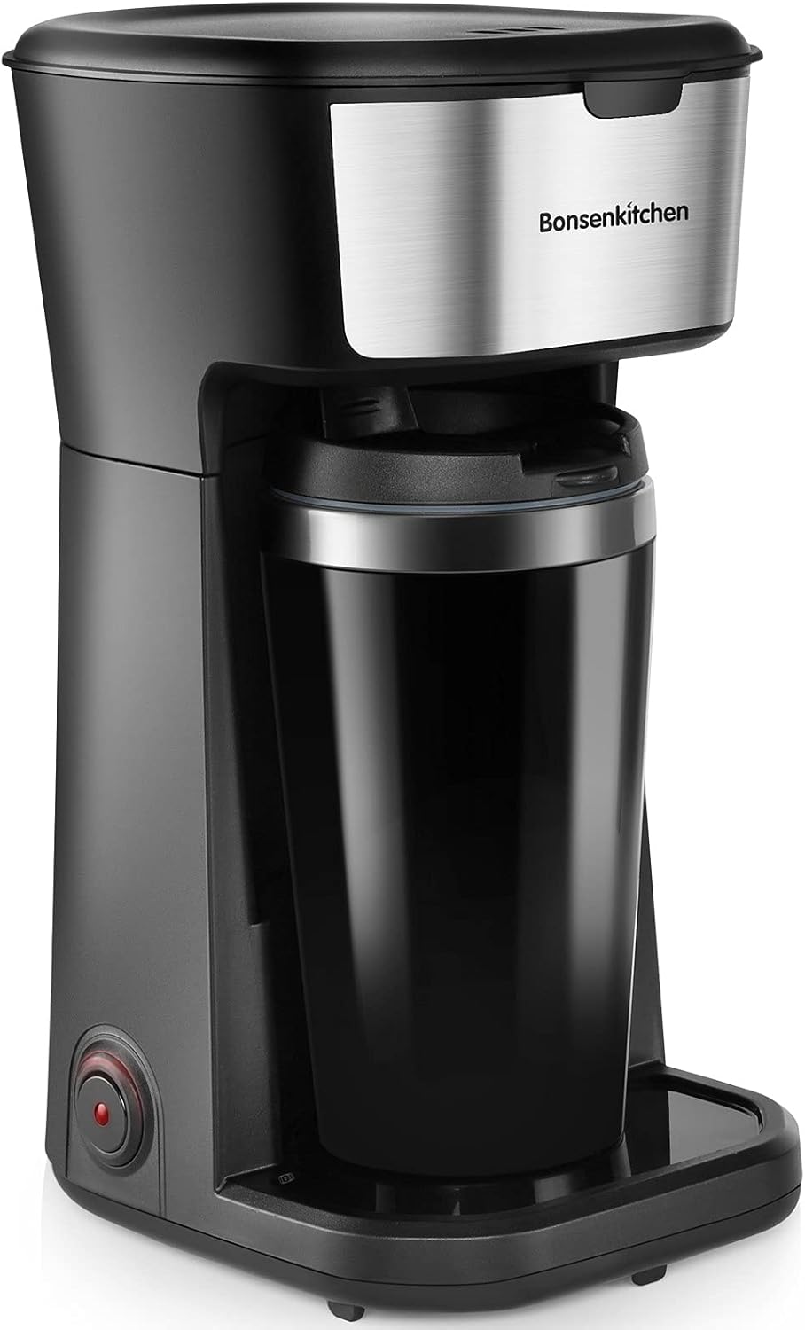 Singles Serve Coffee Maker, Mini 2 In 1 Coffee Maker
