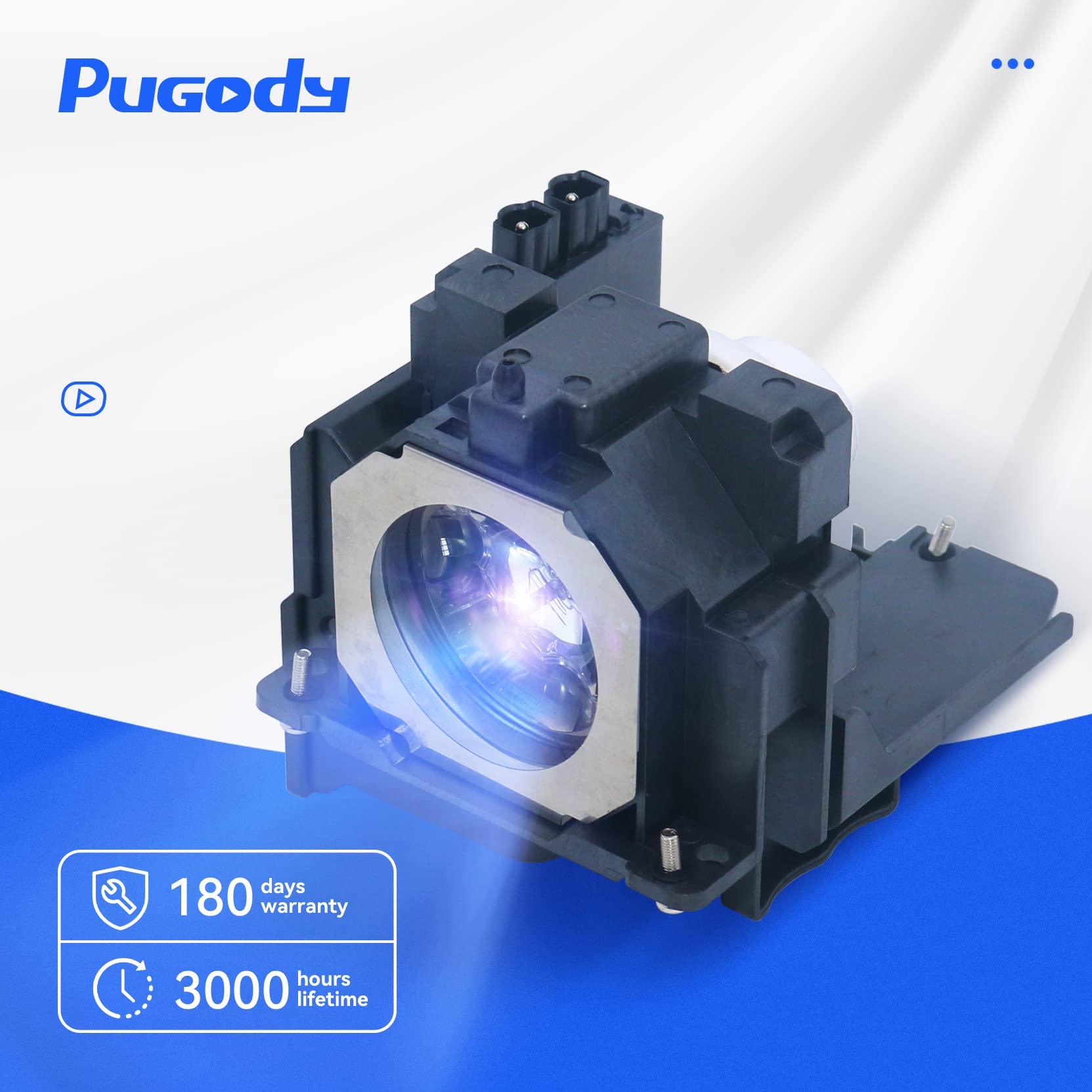 Lampe De Projecteur ET-LAE300 Pour Panasonic PT-EW540, PT-EX610, PT-EZ580 Et Autres Modèles - 400W, Durée De Vie 2000h - 7