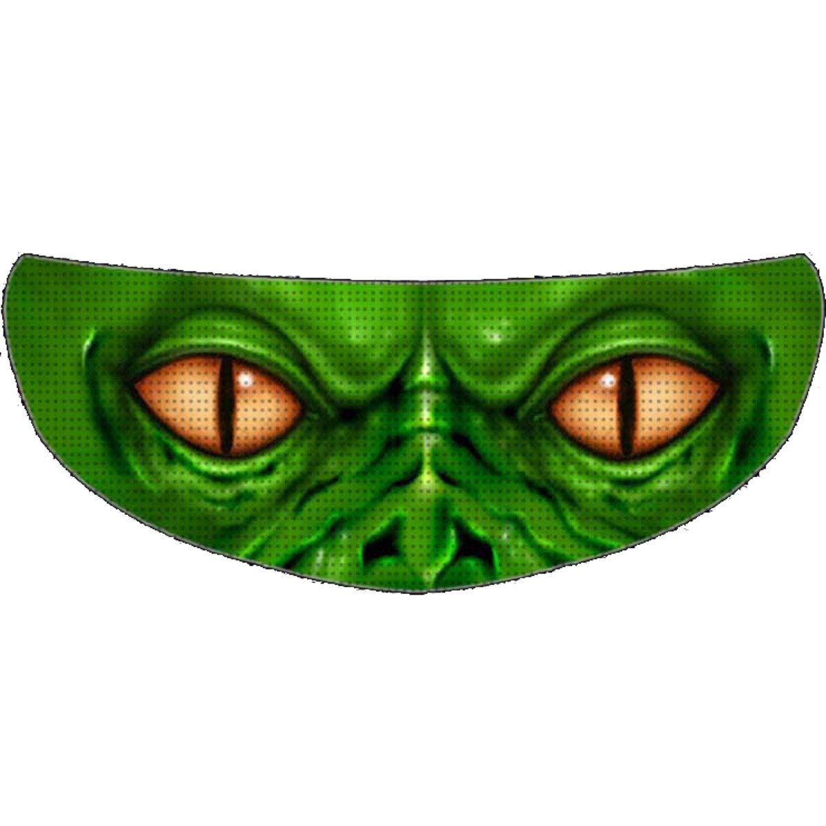 SkullSkins Frog Eyes Perforated Motorcycle Helmet Shield Sticker