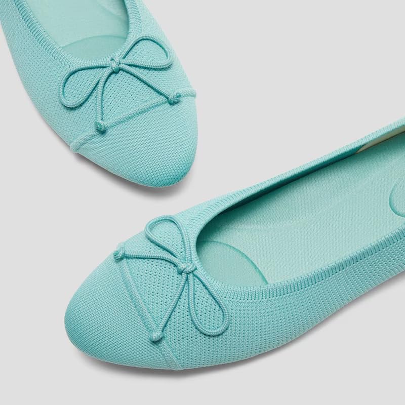 VIVAIA Tiana Almond-Toe Bow Flats Shoes for Women Slip On Washable Ballet Flats Shoes Comfortable Casual4