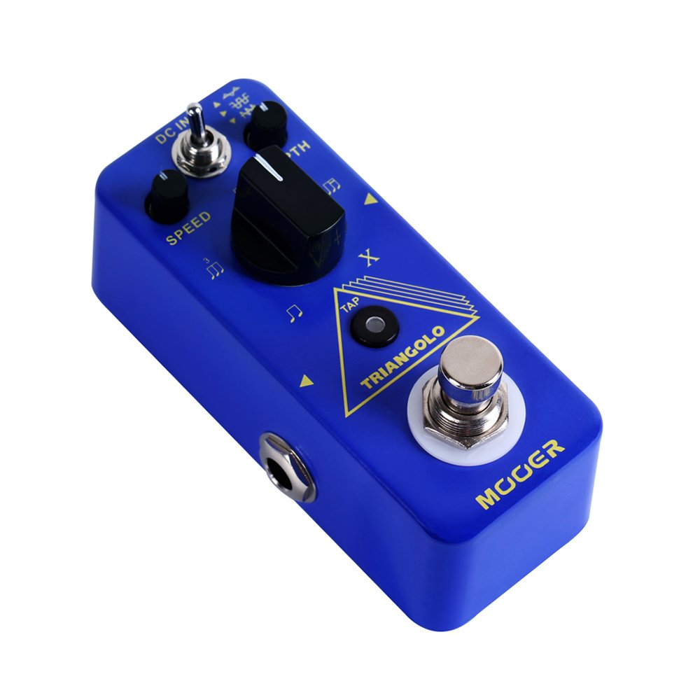 Mooer / Triangolo ムーア— トレモロ Amazon.com: MOOER TRIANGOLO Guitar Micro Tremolo Pedal with 3