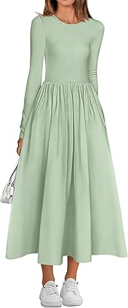 BTFBM Casual Long Sleeve Dresses Spring Dresses 2025 Wedding Guest Dress Midi Dress Flowy Bohemian Long Dress