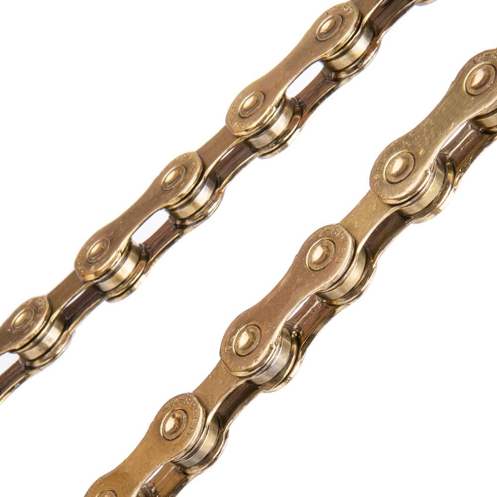 Fahrradkette MTB 12 Speed ​​Ketten 12s Goldene 12speed Kette X1 X12 1x12 System Connector inklusive 126L Links Bei Fahrrad