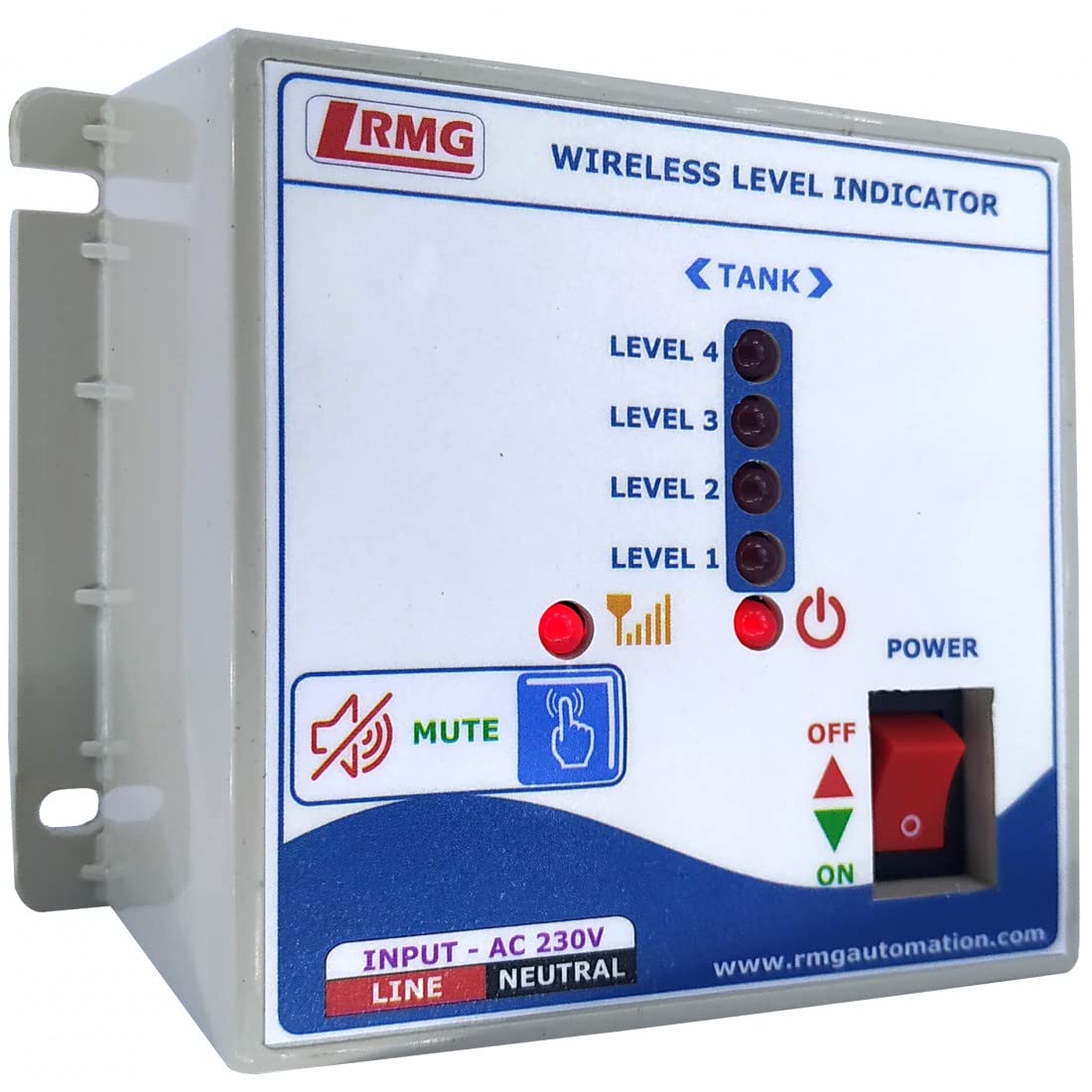wireless water level indicator - single tank (along with magnetic float sensors)