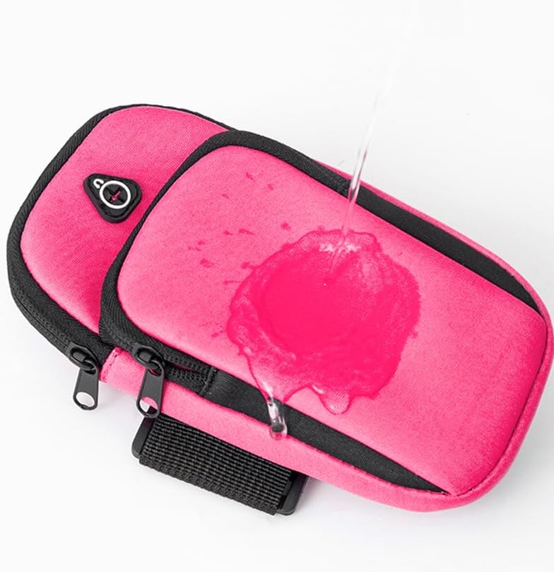 Miniatura 4 de Soporte para teléfono para correr, bolsa para brazalete, manga para brazalete, deporte, gimnasio, senderismo (verde), 10