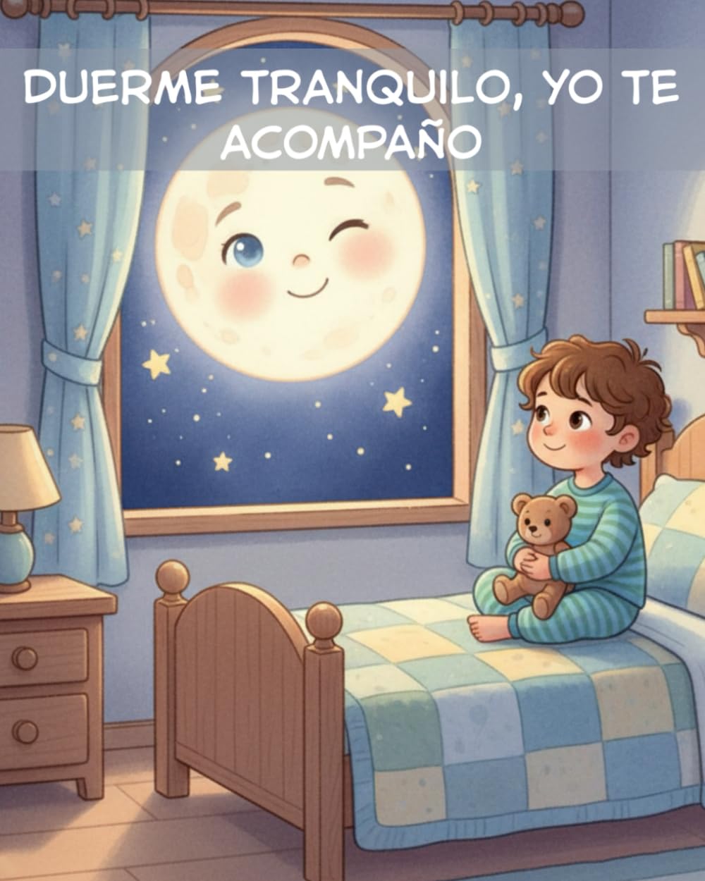 Duerme tranquilo, yo te acompaño: Cuento infantil para ayudar a los niños a sentirse seguros durante el sueño para niños de 1 a 6 años.