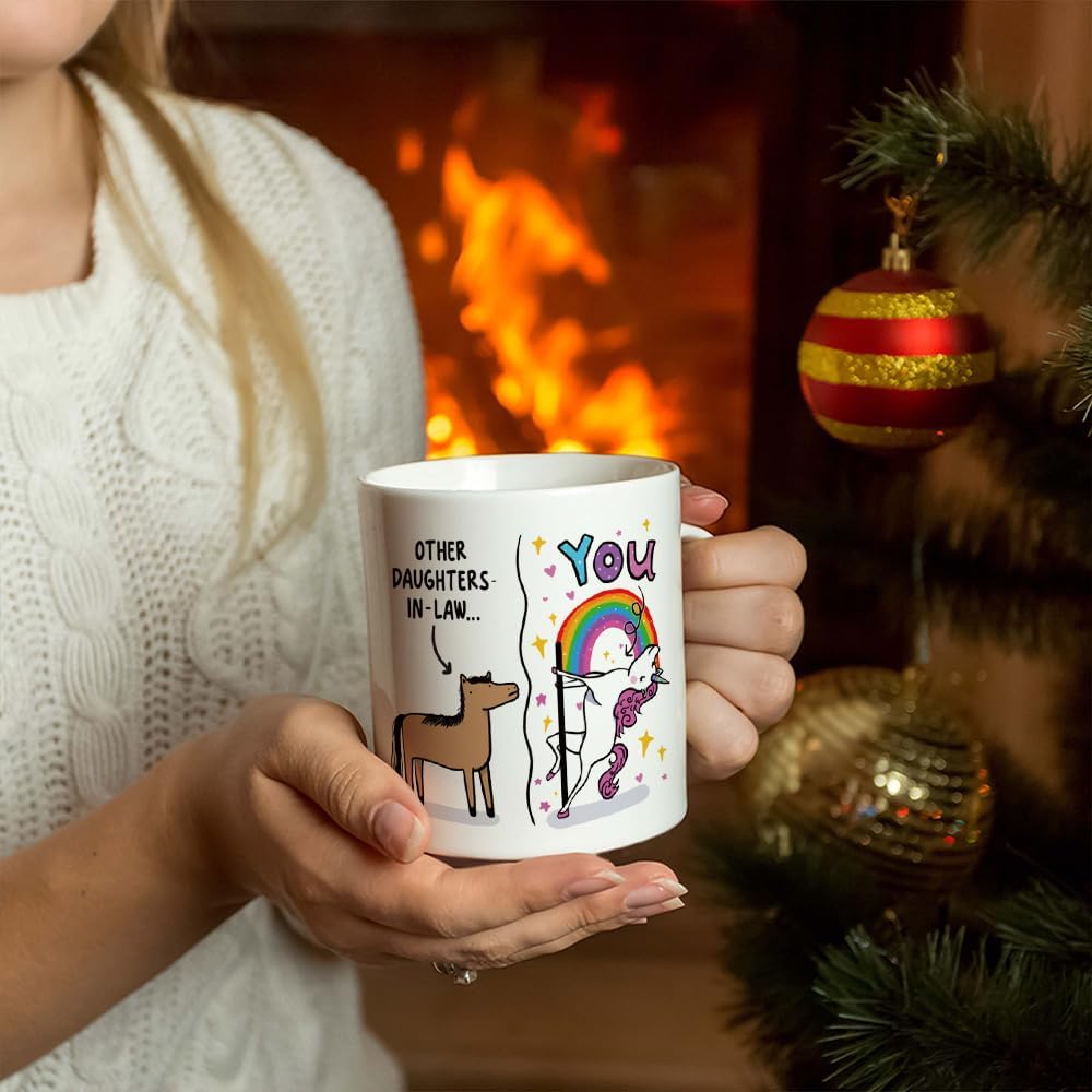 Funny Daughter-in-Law Mug Gifts Other Daughter-in-Laws & You Mug 11OZ - Daughters in Law Birthday Graduation Christmas Gifts from Stepmom Stepdad - Image 4