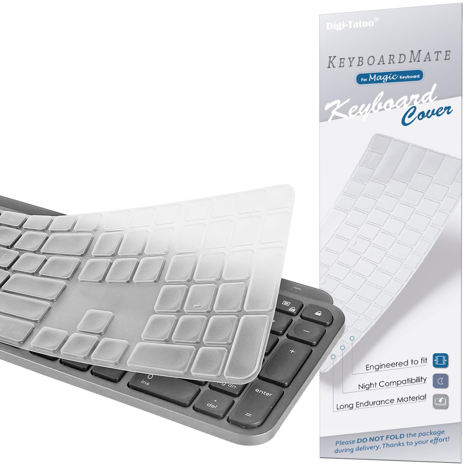 Keyboard Cover for Logitech MX Keys S/MX Keys/Craft Keyboard (US Layout) - Ultra Thin, High Transparency Keyboard Cover Keyboard Protector Skin