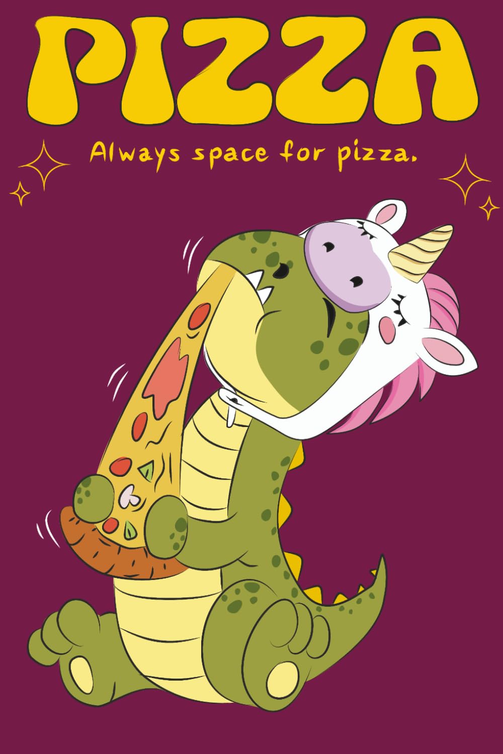 Pizza Lovers Coloring Book: for Kids: Cute and Easy Food Pages for Fun and Relaxation