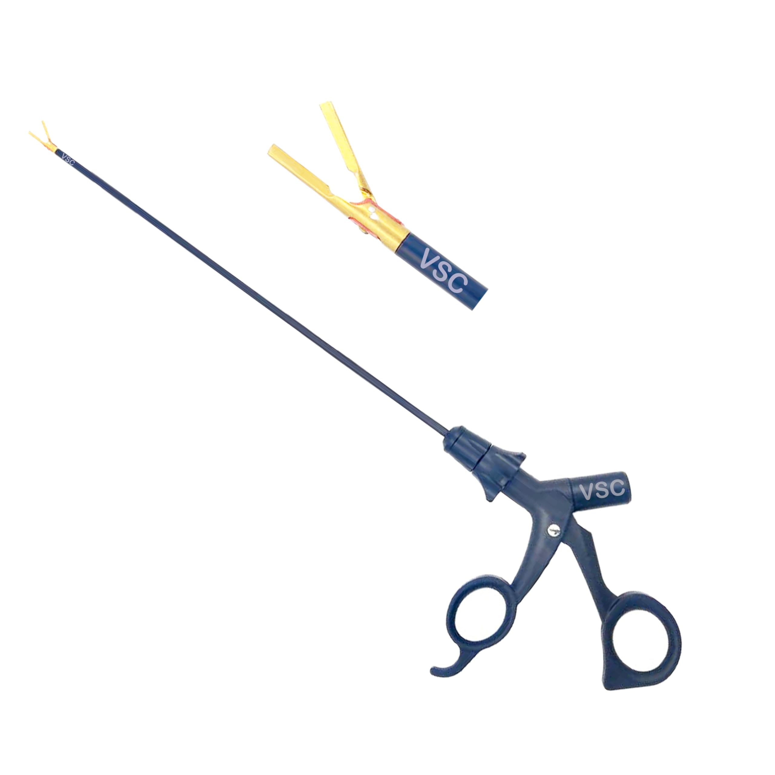 VSC Laparoscopic Bipolar Shearer Vessel Sealer Cutter 5mm New Curved Golden Jaw Laparoscopy Surgery Surgical Instruments Pcs.1