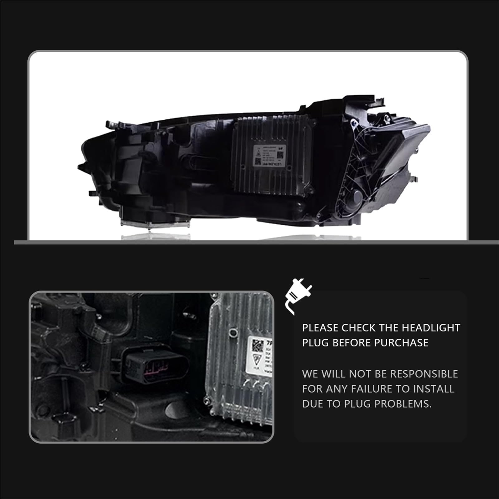 Head Lamp Reflektory samochodowe pasujące do Audi A7 2011-2017 Lampy samochodowe LED Światła do jazdy dziennej Dynamiczne kierunkowskazy(Bumper change)