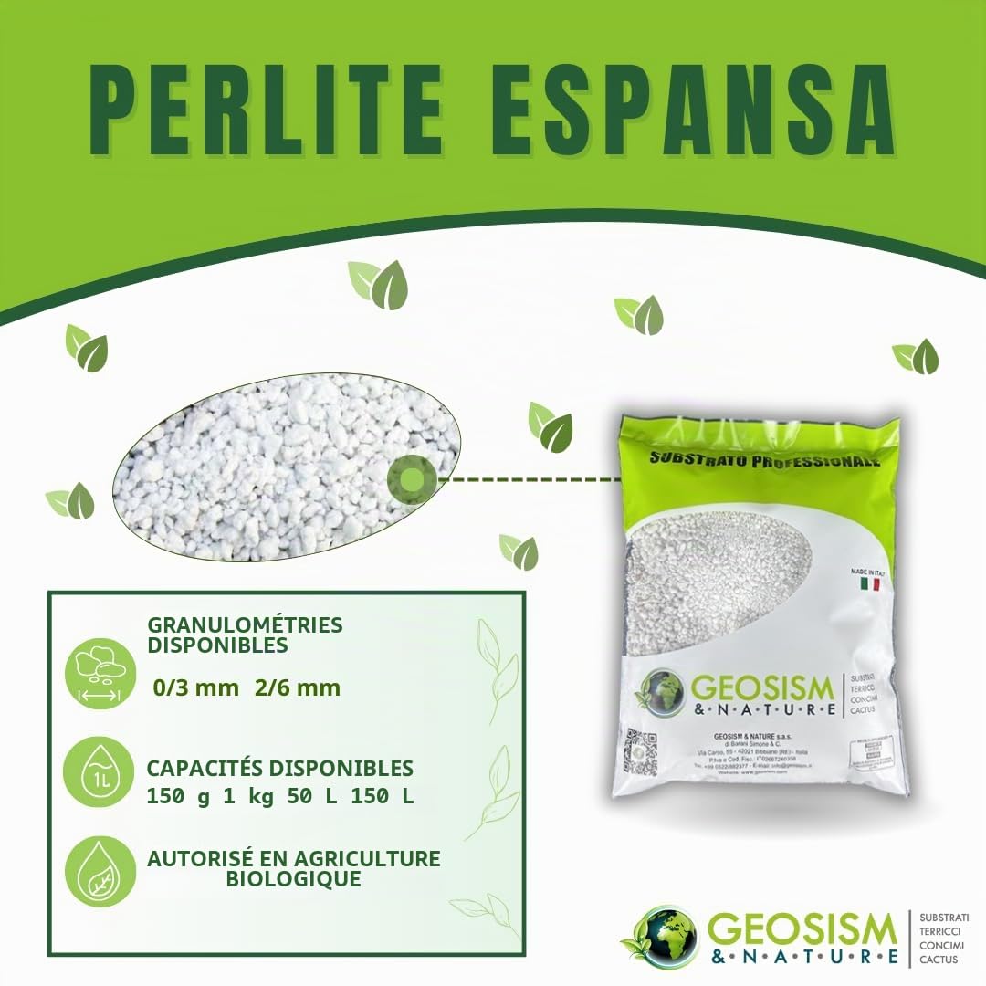 Perlite, agriperlite 2/6 mm (c.ca 19 kg - 150 lt)