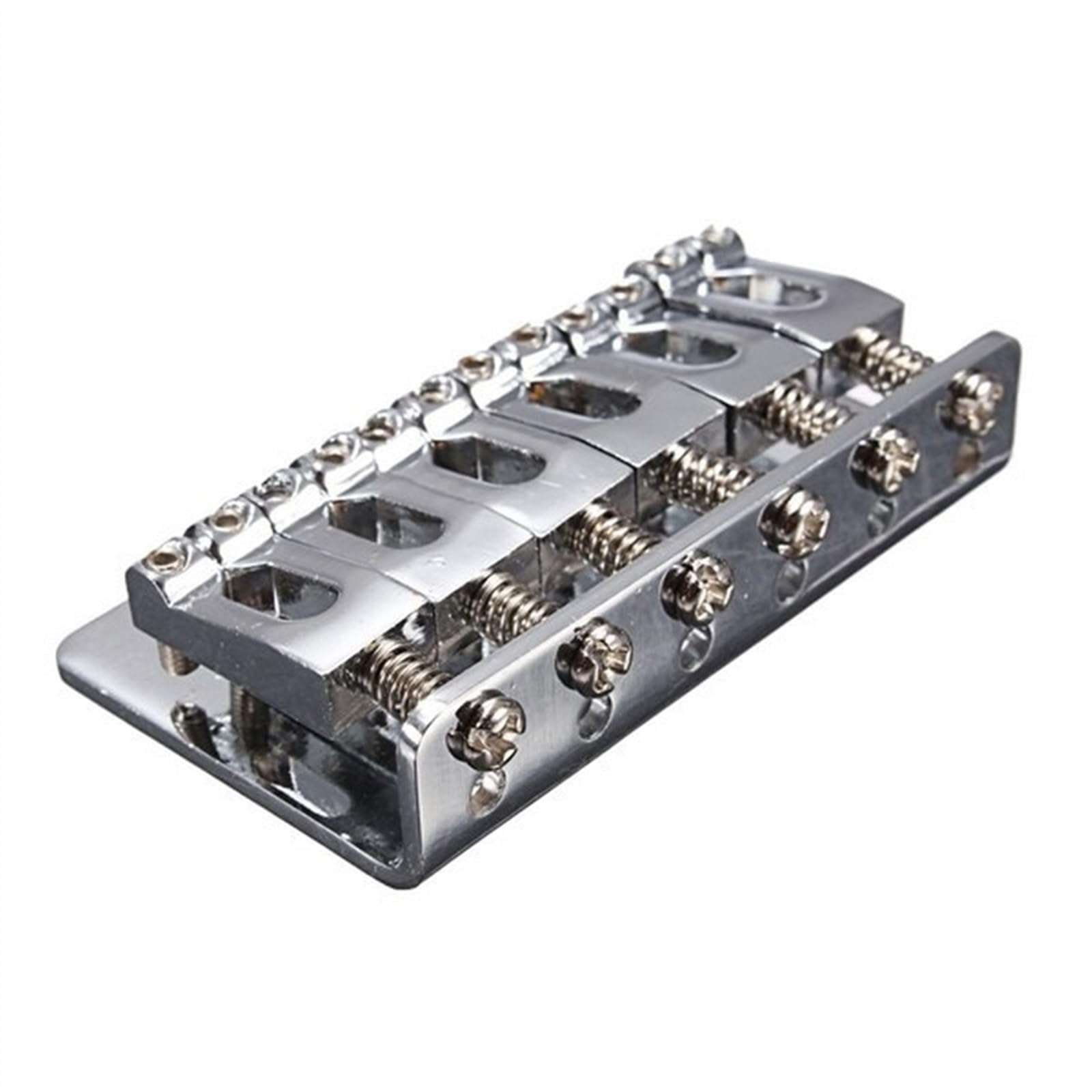 Juego De Puente Para Guitarra Eléctrica Puente De Guitarra Con Rodillo De Cuerdas De Guitarra Eléctrica Cromado Con Tornillos