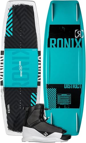 Ronix Wakeboard District, 56.7 in con botas de distrito, 7.5-11.5