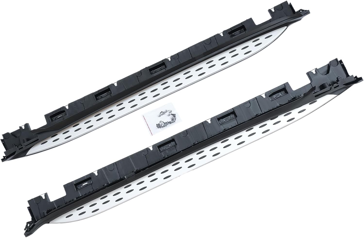 Aluminum OE Style Running Boards Side Step Nerf Bar Compatible with 2016 2017 2018 2019 2020 2021 2022 Mercedes Benz X253 GLC-Class Prefacelift/Facelift GLC300 All Models 2016-2022 Pair