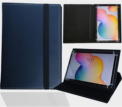 Tablet Standl   niversal Kapakl  Tablet K l f  Lacivert Samsung Galaxy Tab S6 Lite SM-P617 10.4" ile uyumlu